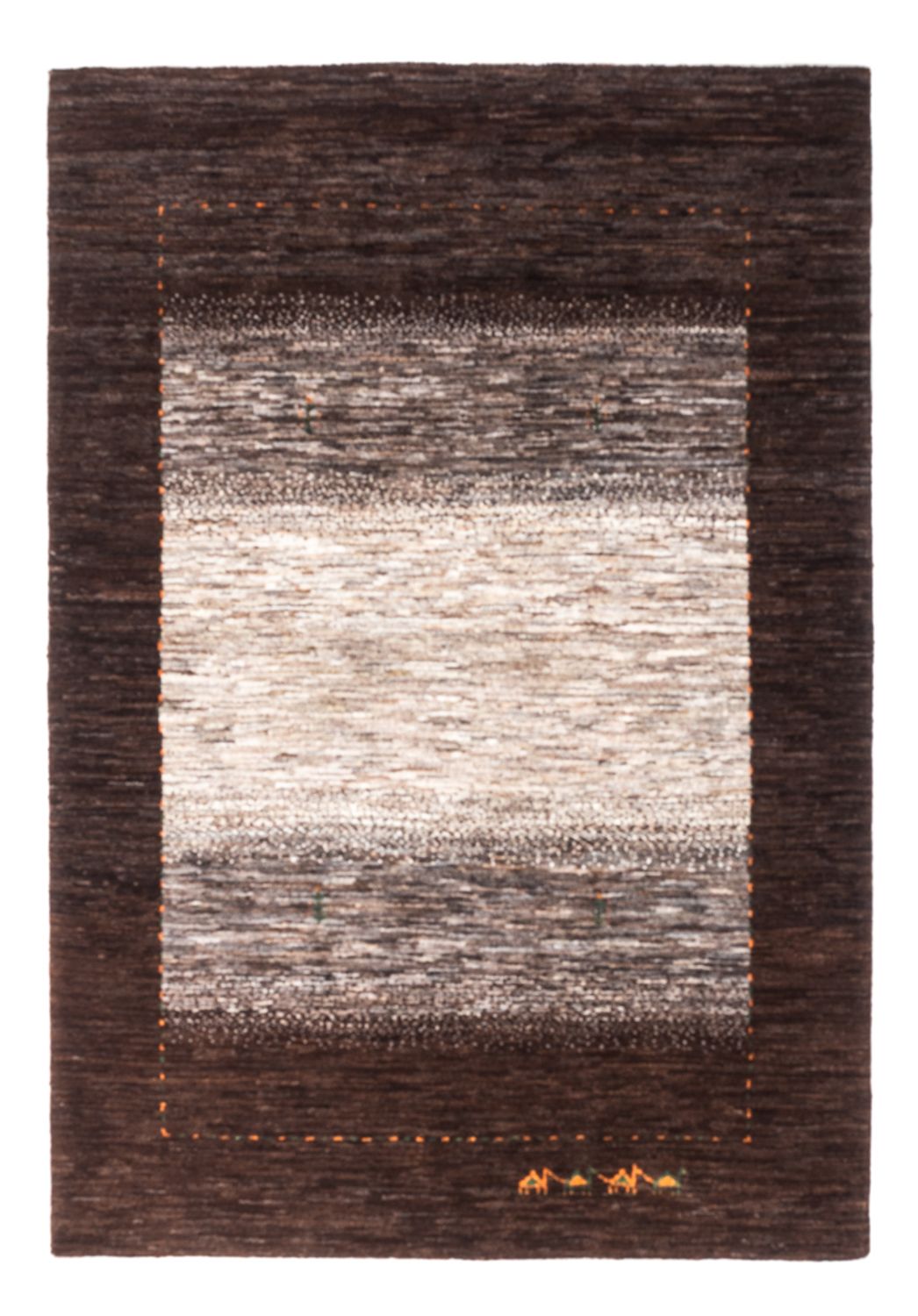 Gabbeh-matta - Loribaft Persian - 154 x 103 cm - grått