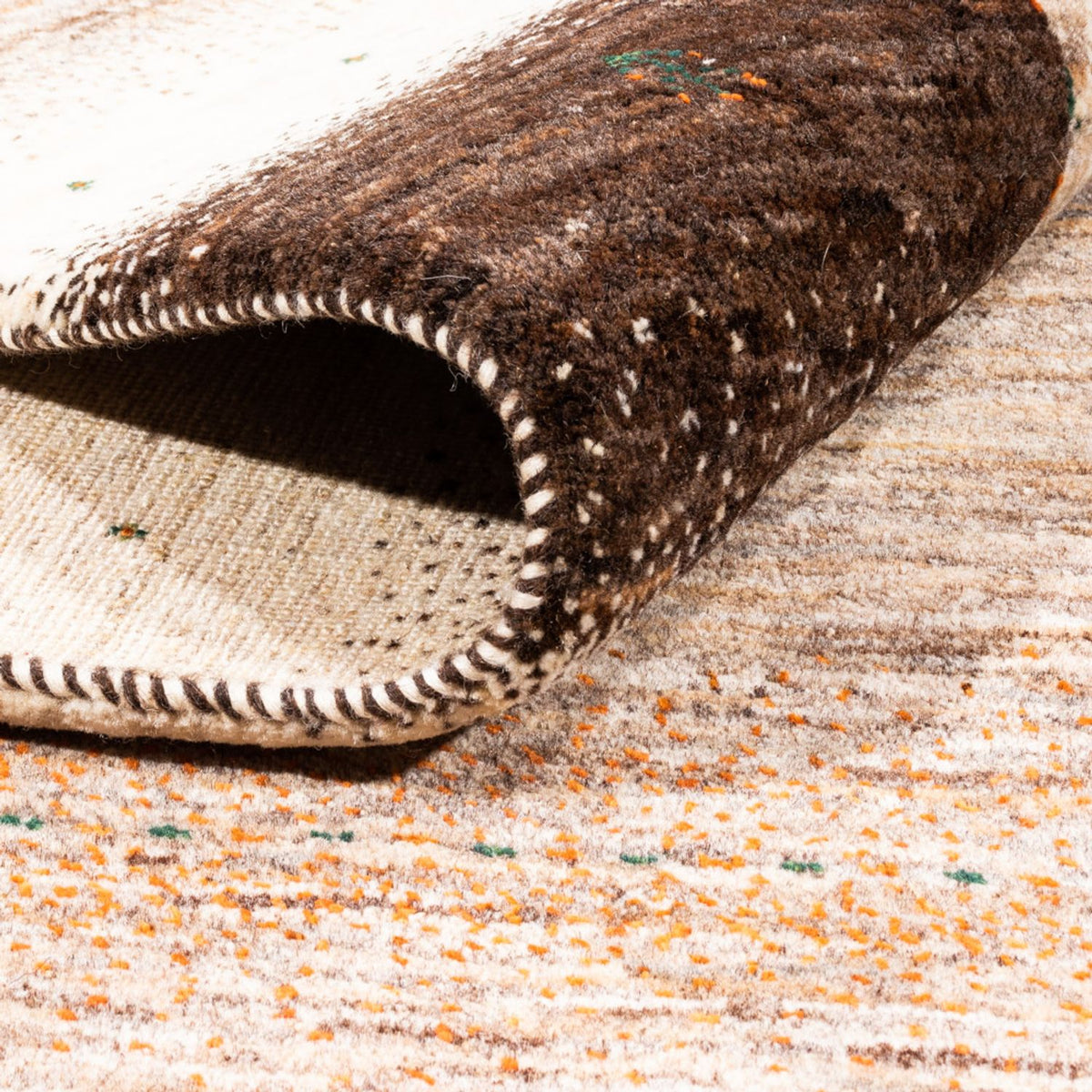 Gabbeh-matta - Loribaft Persian - 248 x 174 cm - grått