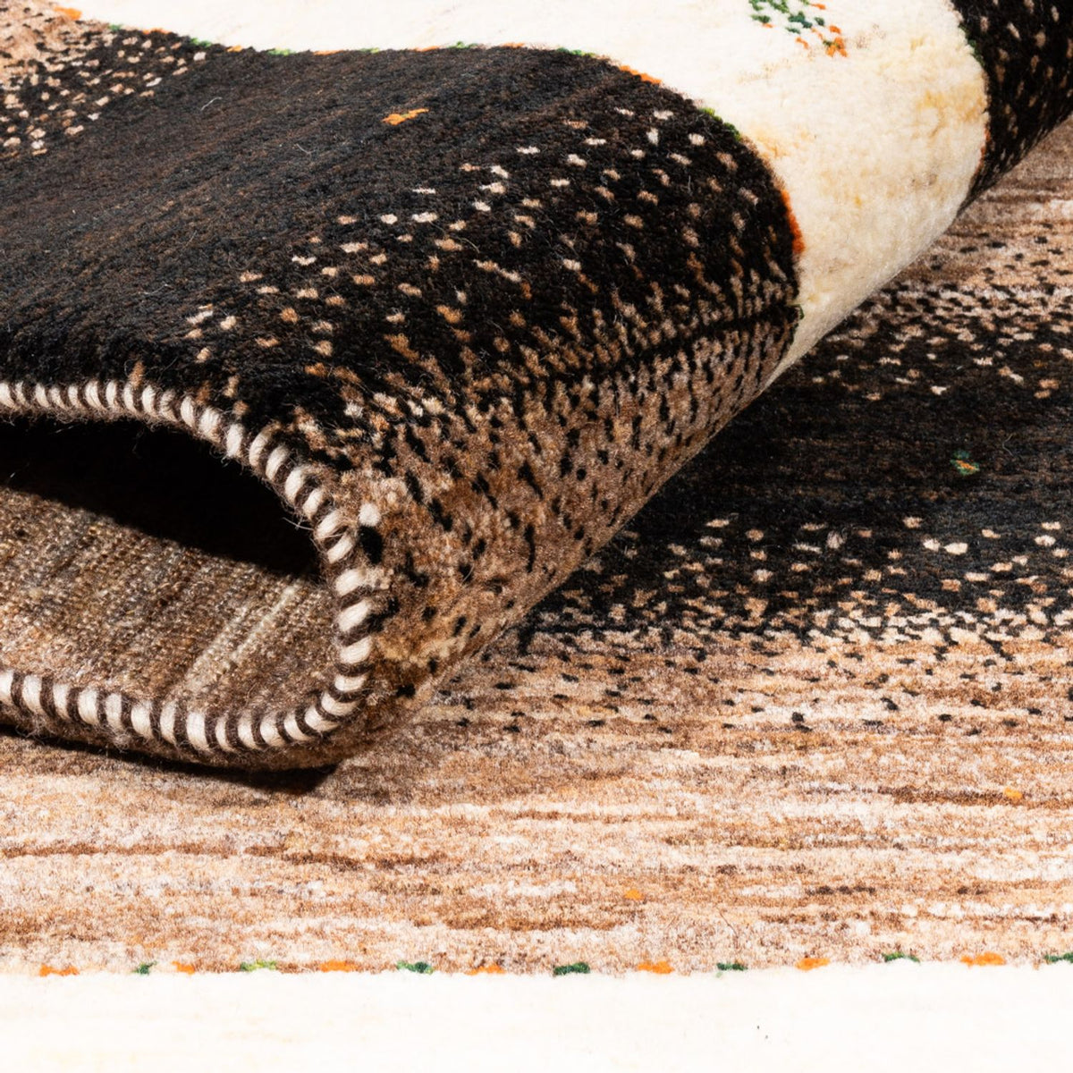 Gabbeh-matta - Loribaft Persian - 190 x 125 cm - grått