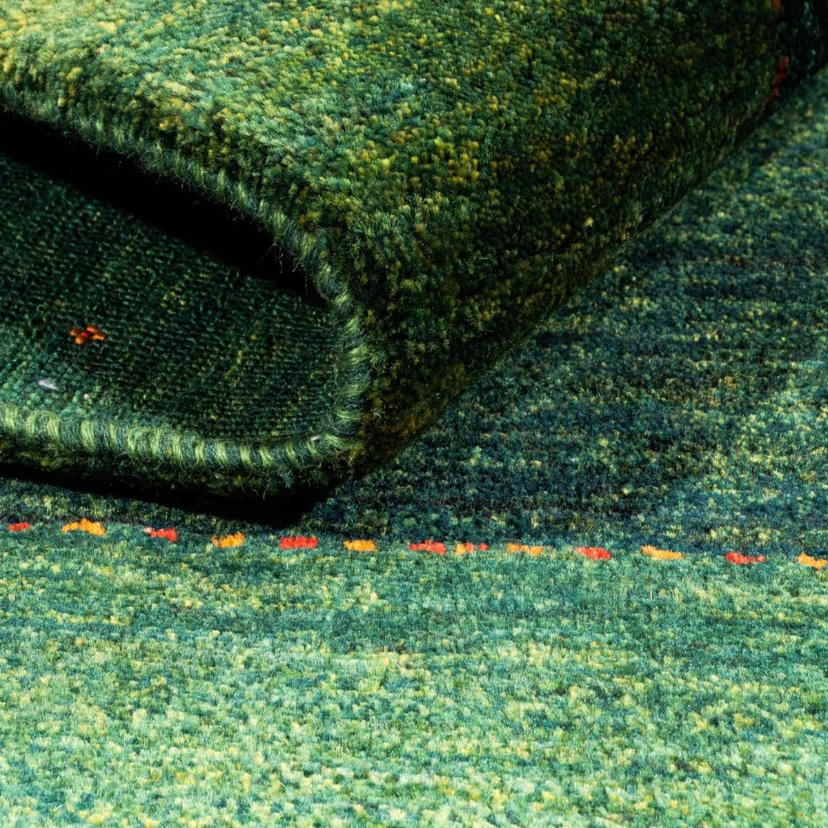 Gabbeh-matta - Loribaft Persian - 186 x 126 cm - grön