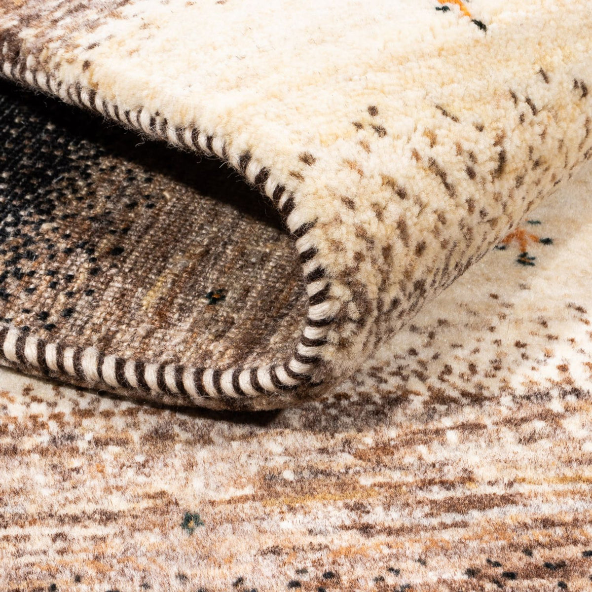 Gabbeh-matta - Loribaft Persian - 195 x 124 cm - grått