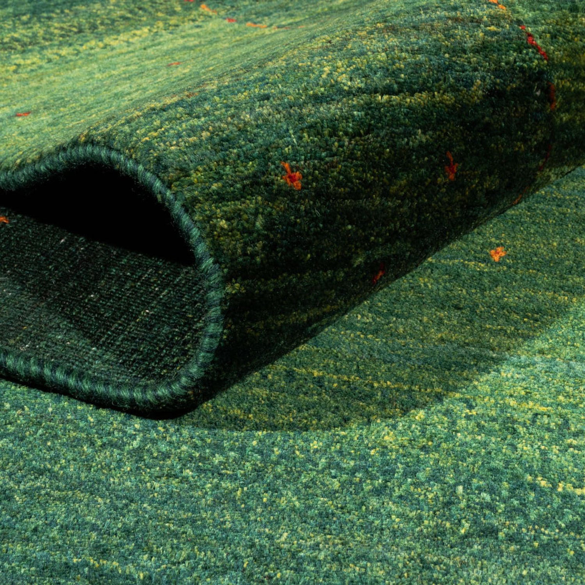 Gabbeh-matta - Loribaft Persian - 254 x 210 cm - grön