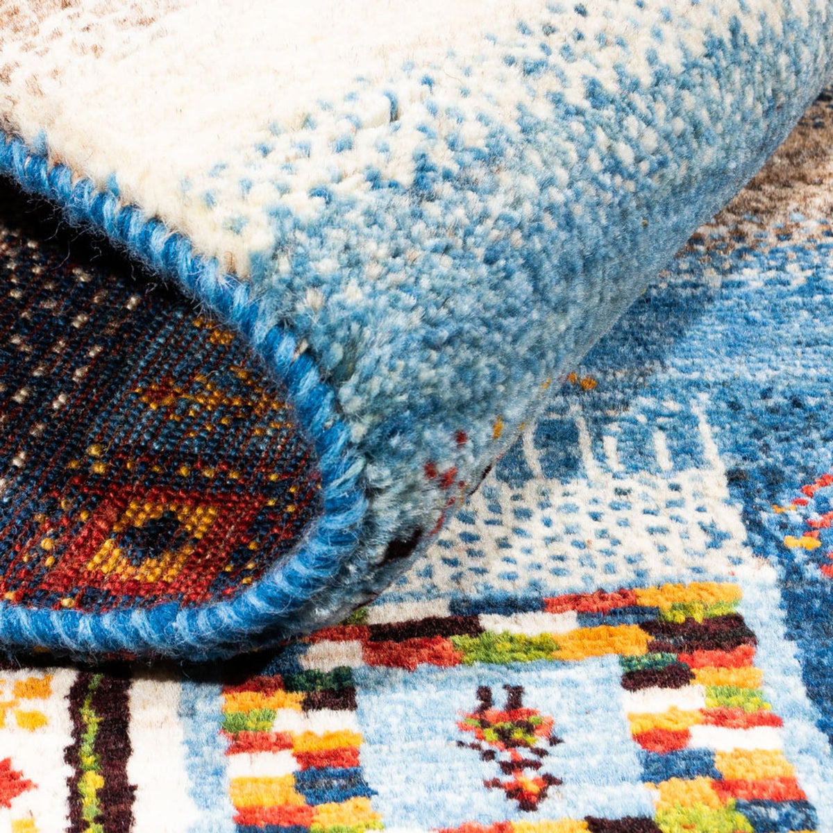 Gabbeh-matta - Loribaft Persian - Kungliga - 178 x 122 cm - flerfärgad