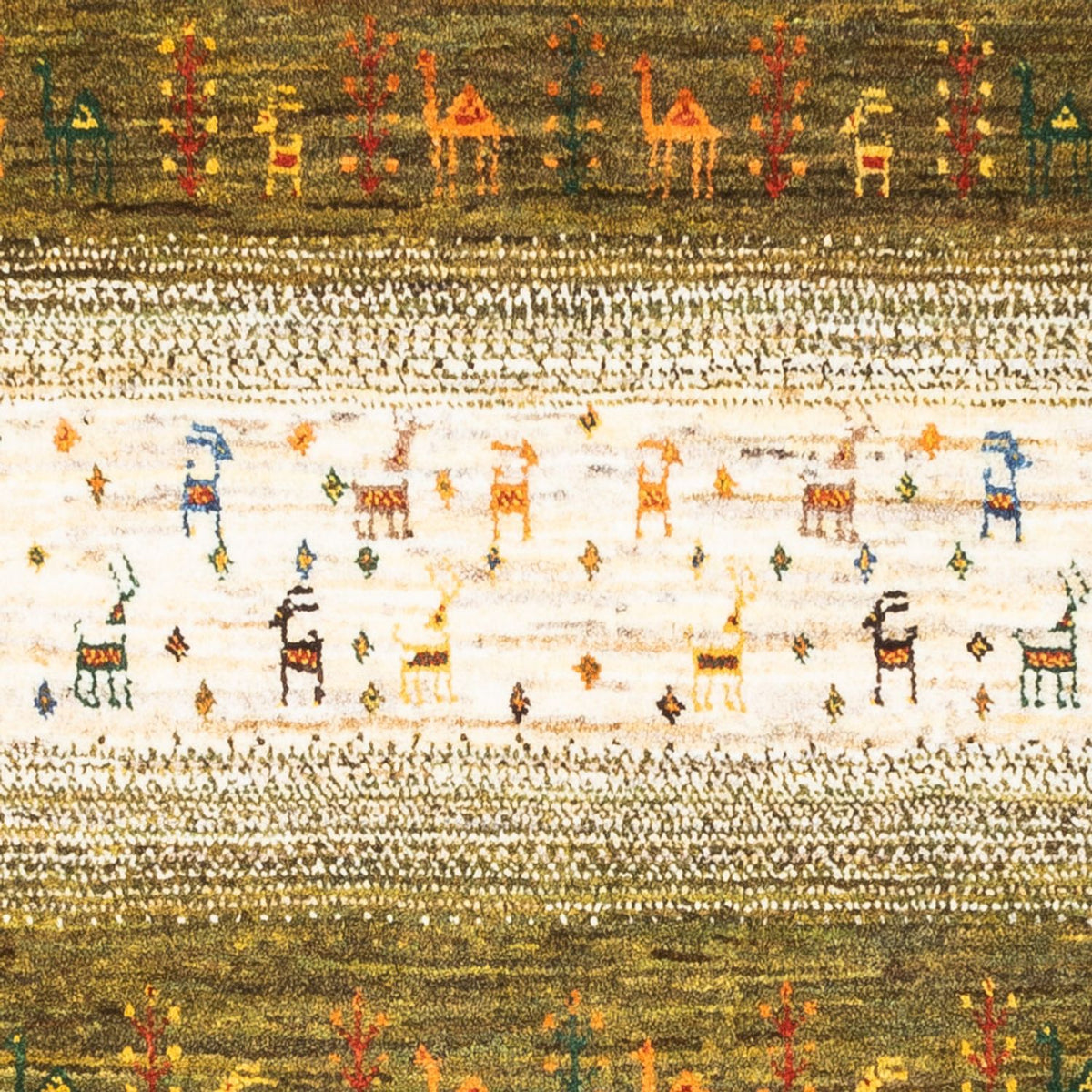 Gabbeh-matta - Loribaft Persian - 138 x 85 cm - flerfärgad