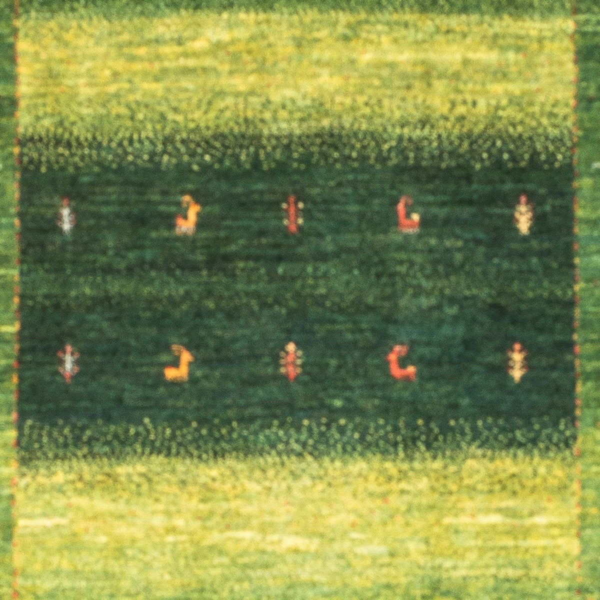 Gabbeh-matta - Loribaft Persian - 148 x 98 cm - grön