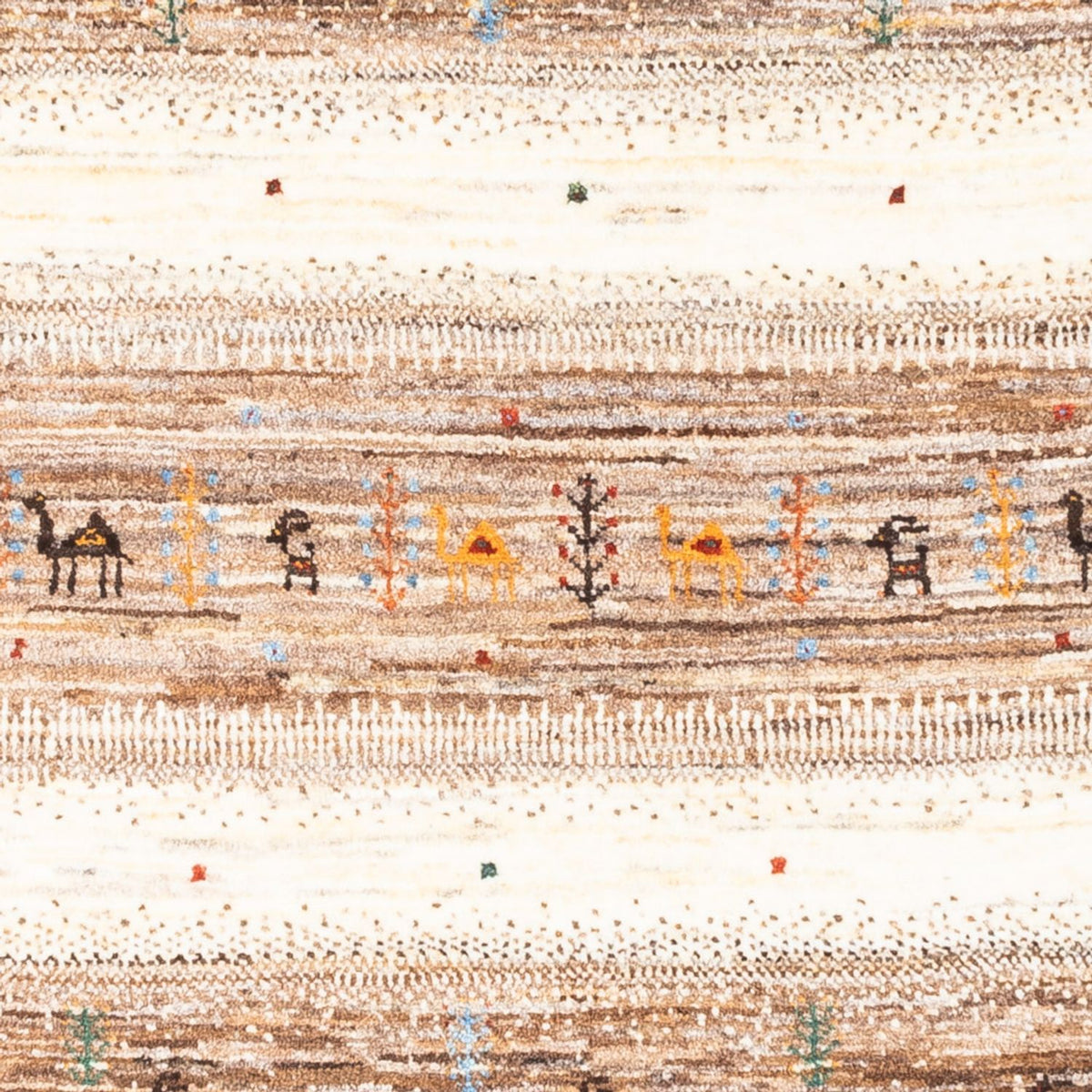 Gabbeh-matta - Loribaft Persian - 122 x 82 cm - grått