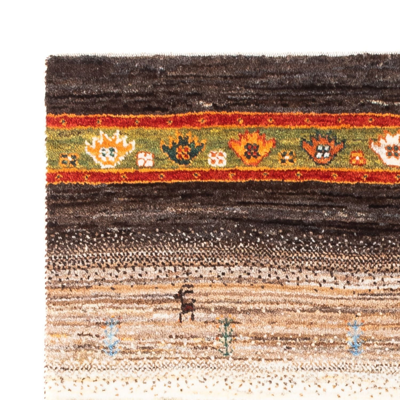 Loribaft Mattan 122x82cm - Perserteppich Wollteppich