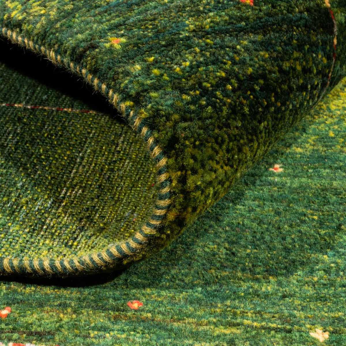 Gabbeh-matta - Loribaft Persian - 176 x 120 cm - grön