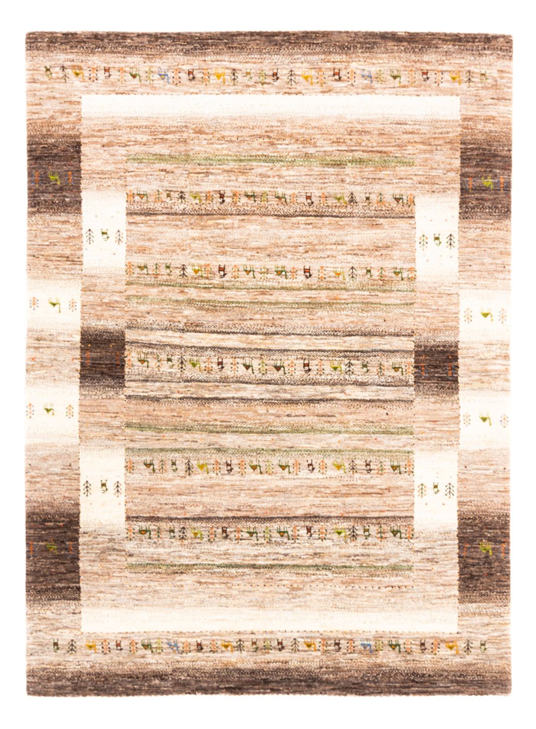 Gabbeh-matta - Loribaft Persian - 231 x 175 cm - grått