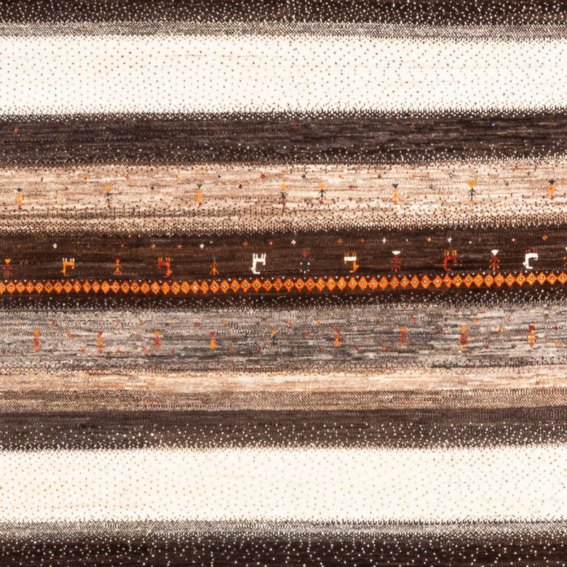 Gabbeh-matta - Loribaft Persian - Kungliga kvadrat  - 198 x 212 cm - natur