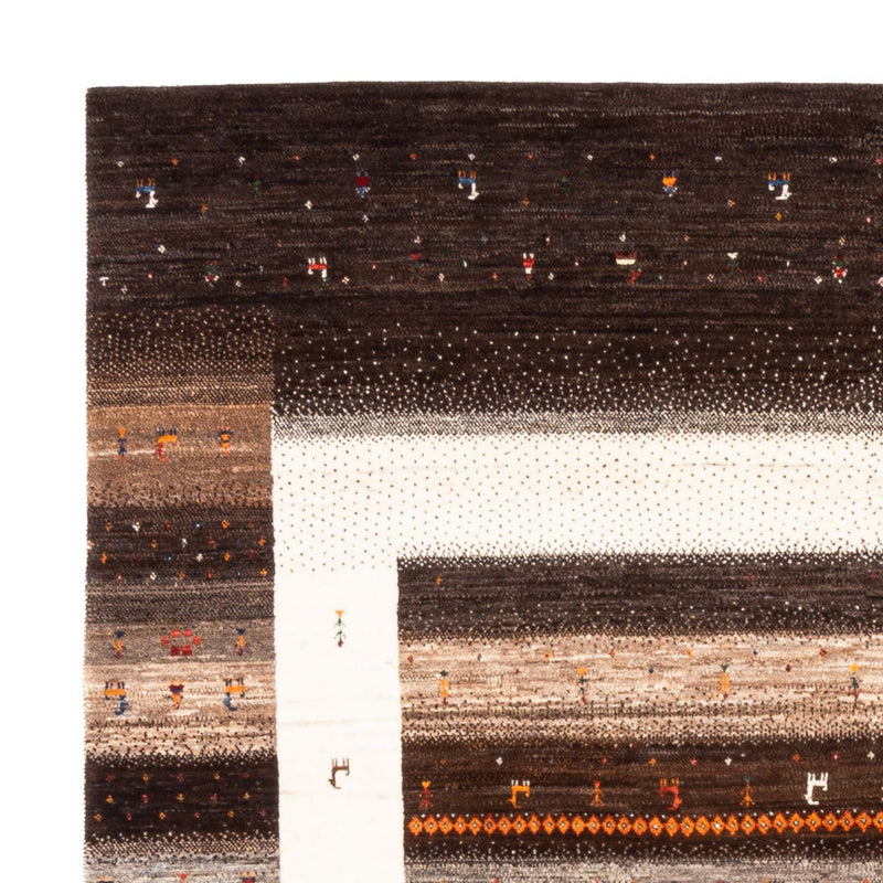 Gabbeh-matta - Loribaft Persian - Kungliga kvadrat  - 198 x 212 cm - natur