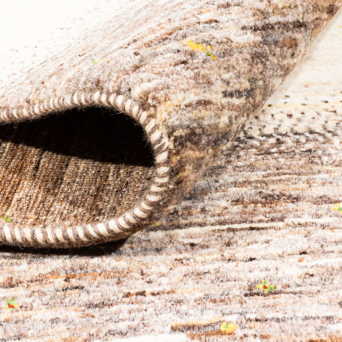 Gabbeh-matta - Loribaft Persian - 252 x 174 cm - natur