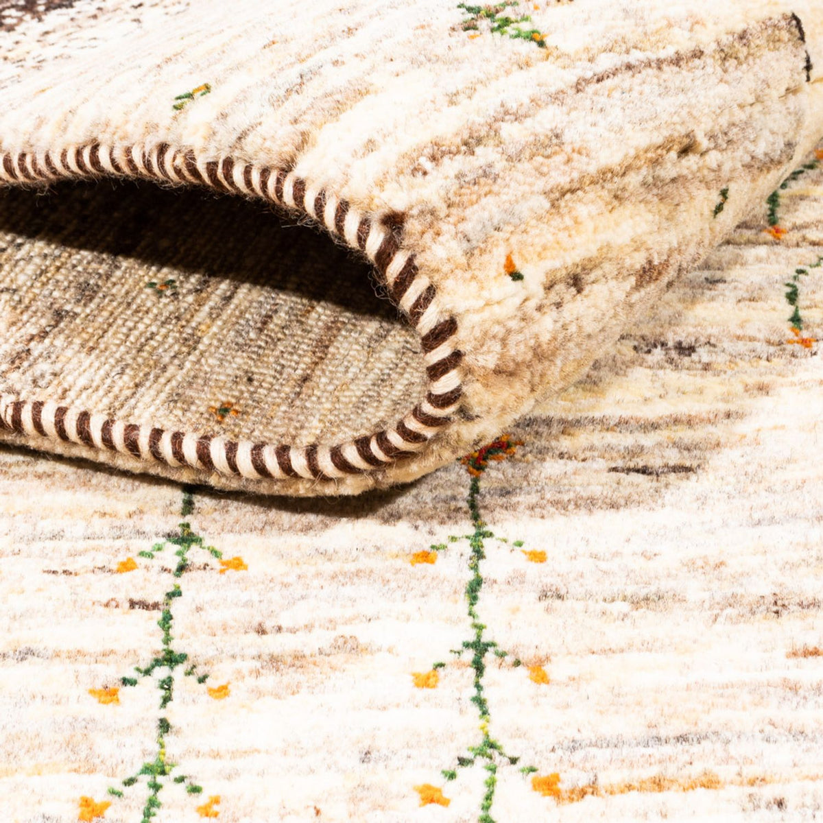 Gabbeh-matta - Loribaft Persian - 240 x 173 cm - natur