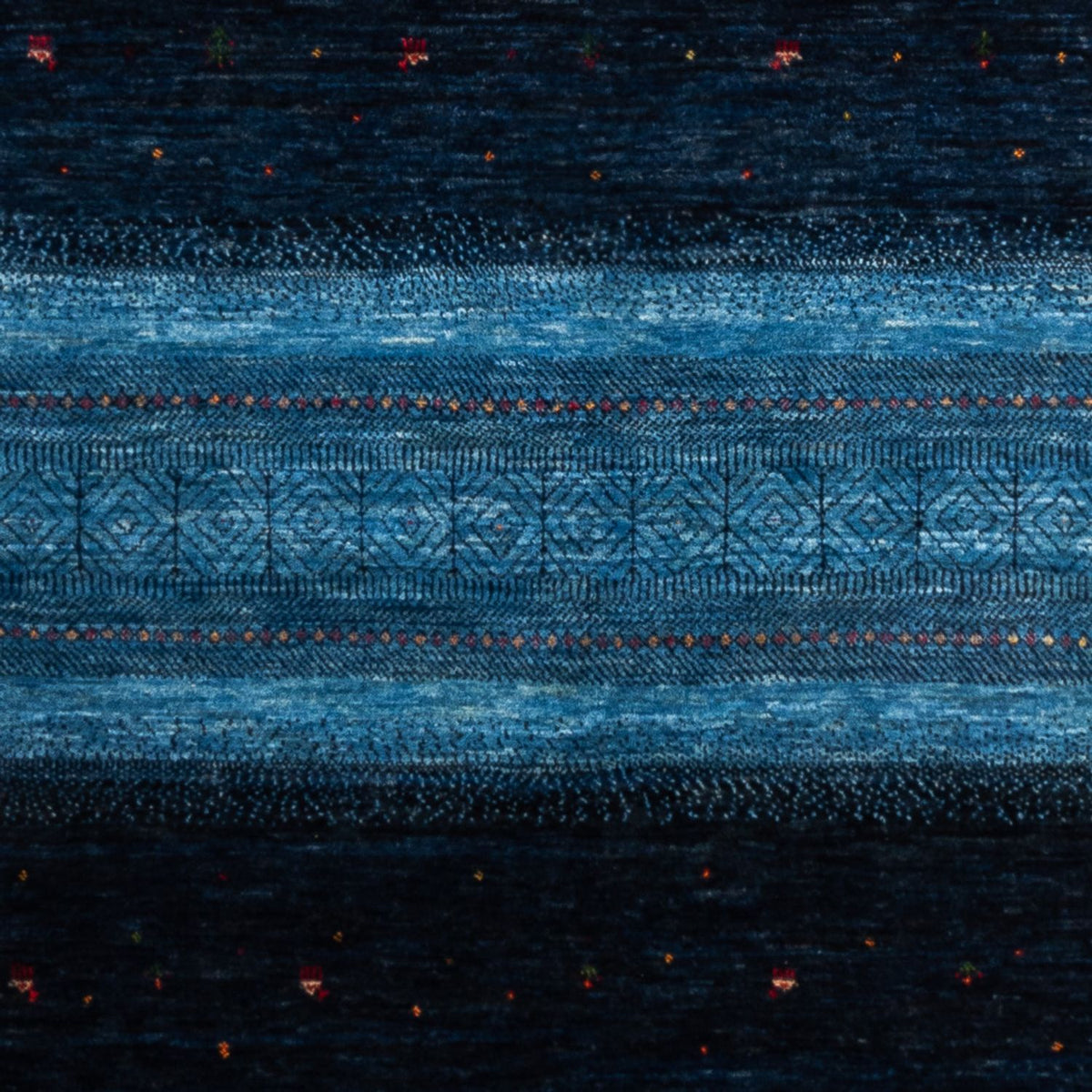 Gabbeh-matta - Loribaft Persian - 256 x 180 cm - blå