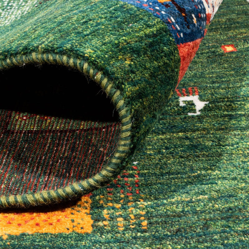 Gabbeh-matta - Loribaft Persian - 244 x 176 cm - grön