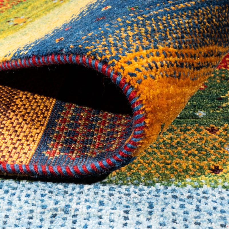 Gabbeh-matta - Loribaft Persian - Kungliga - 239 x 162 cm - blå