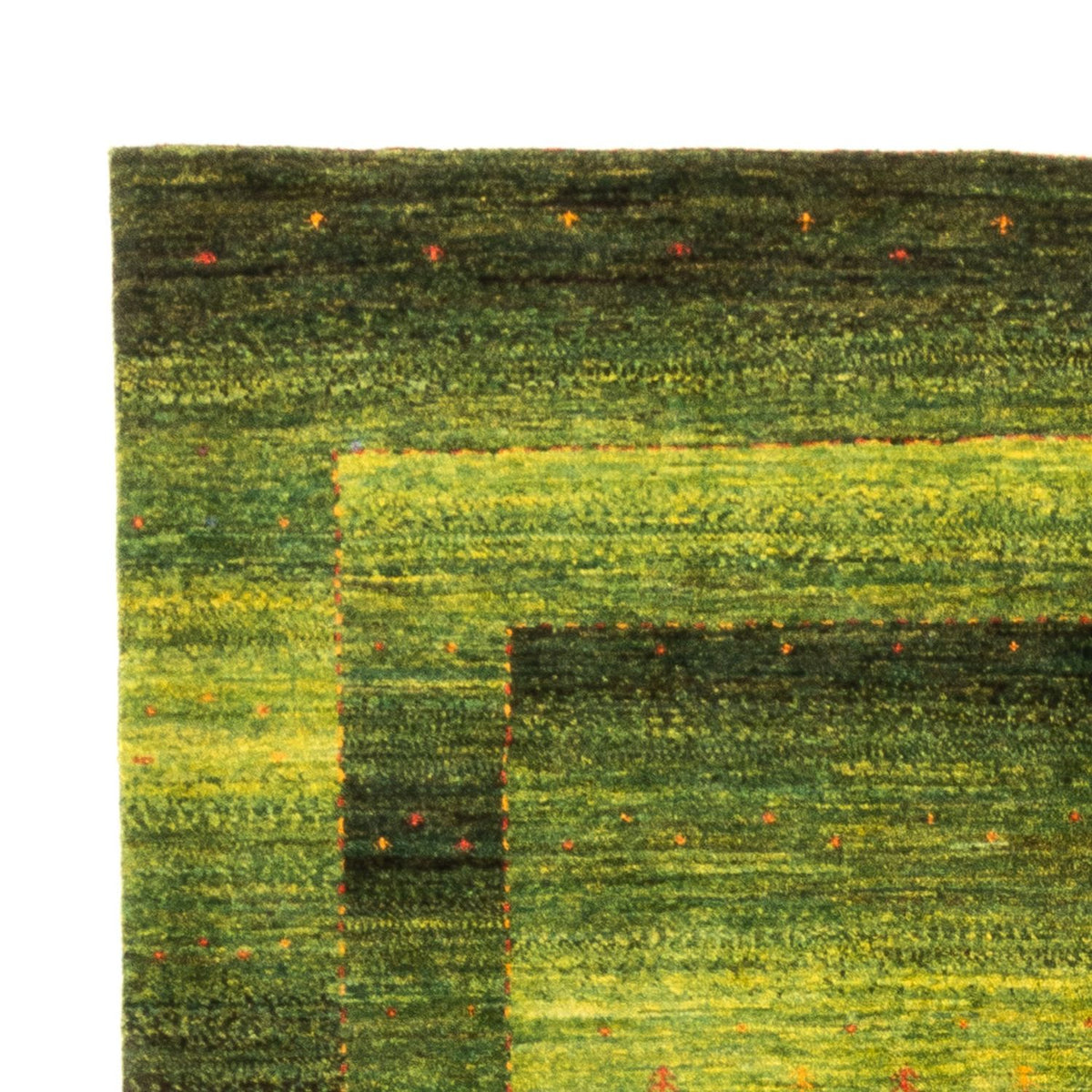 Loribaft-matta 166x236cm - Persisk ullmatta - grön