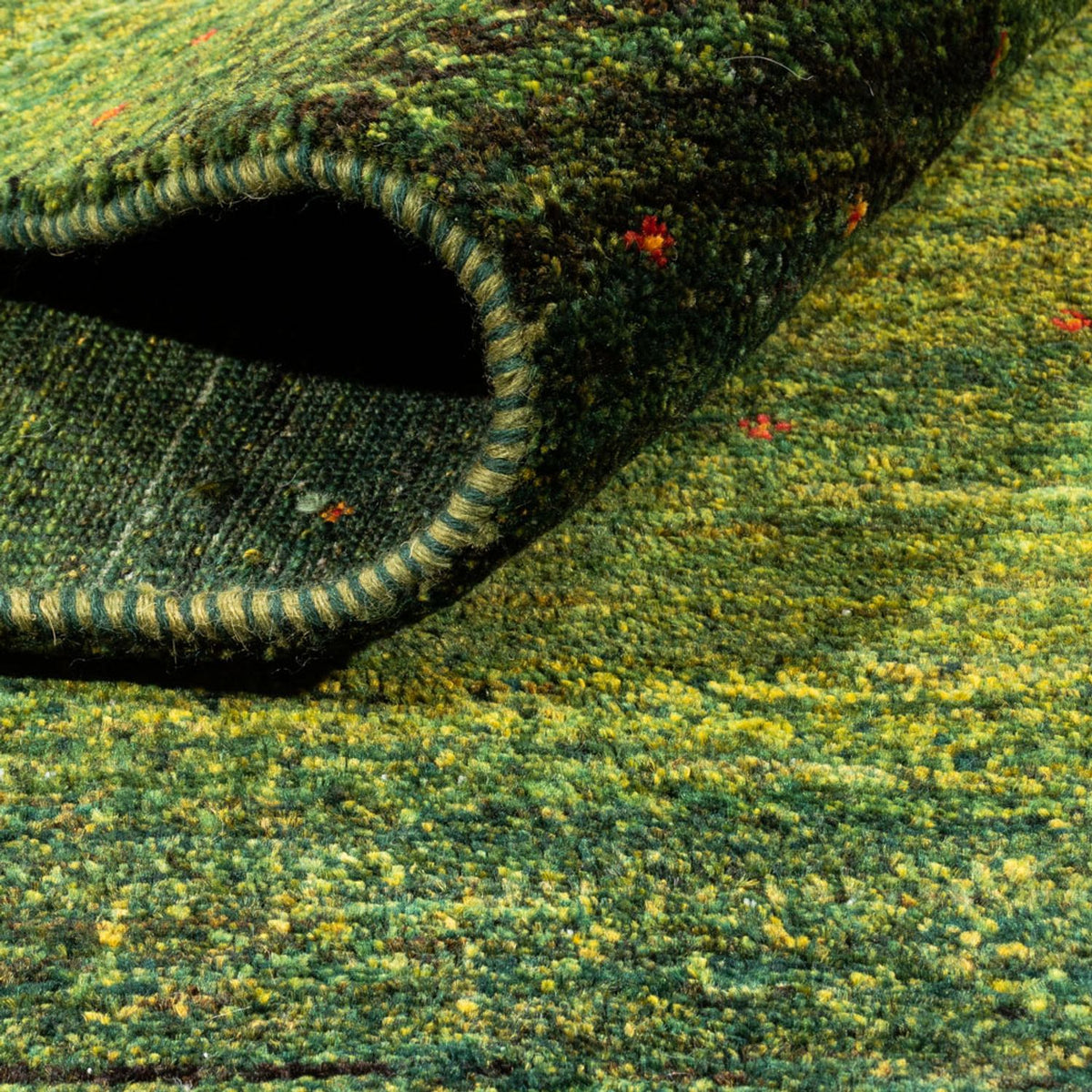 Gabbeh-matta - Loribaft Persian - 236 x 166 cm - grön