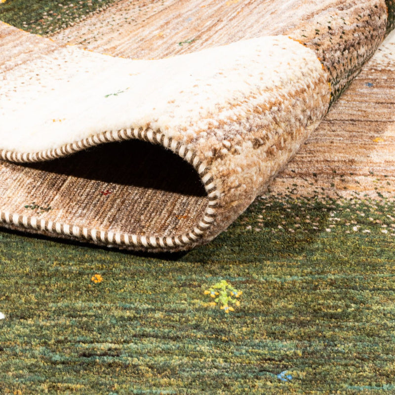 Gabbeh-matta - Loribaft Persian - 228 x 179 cm - natur