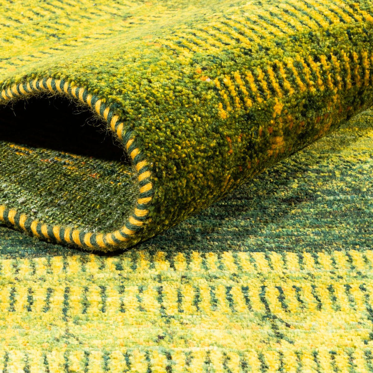 Gabbeh-matta - Loribaft Persian - 298 x 216 cm - grön