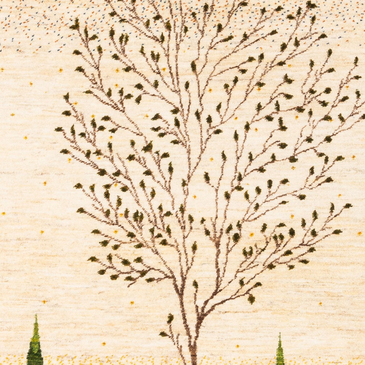 Gabbeh-matta - Loribaft Persian - 175 x 129 cm - guld