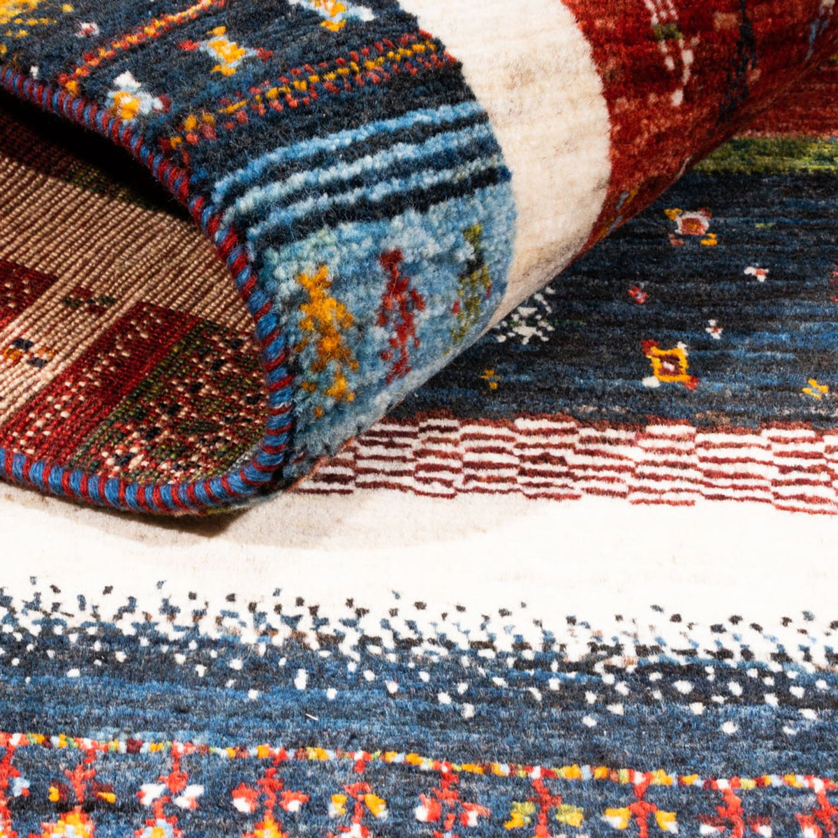 Gabbeh-matta - Loribaft Persian - Kungliga - 156 x 105 cm - flerfärgad