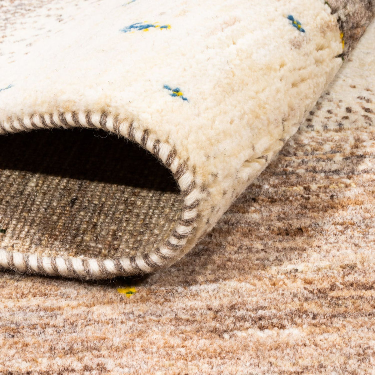 Gabbeh-matta - Loribaft Persian - 193 x 123 cm - natur