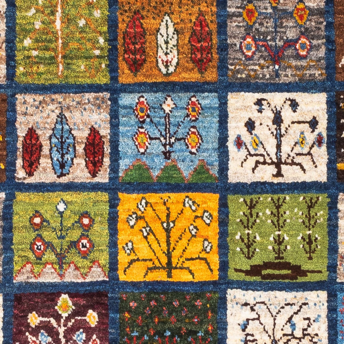 Gabbeh-matta - Loribaft Persian - Kungliga - 132 x 86 cm - flerfärgad