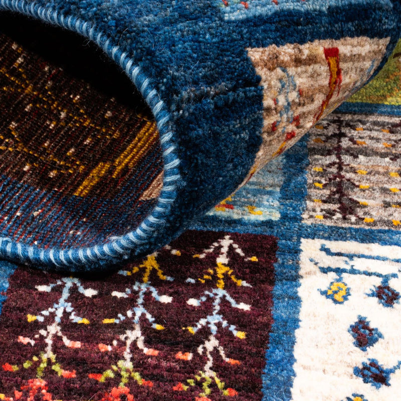 Gabbeh-matta - Loribaft Persian - Kungliga - 132 x 86 cm - flerfärgad