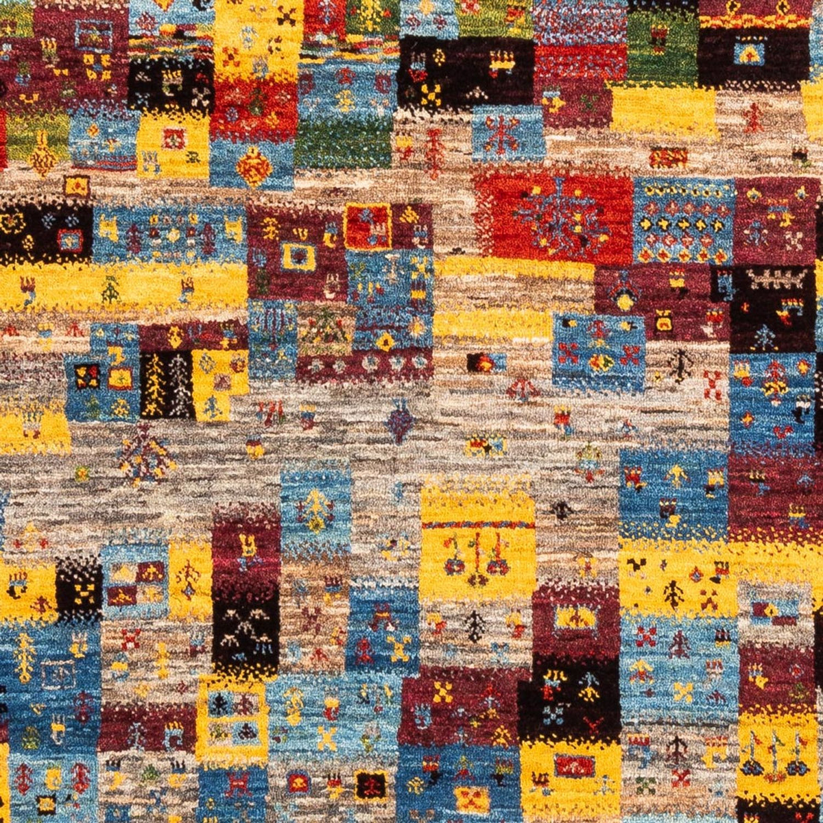 Gabbeh-matta - Loribaft Persian - Kungliga - 196 x 148 cm - grön