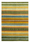 Loribaft Mattan 152x220cm - Perserteppich Wollteppich - Rektangulär / Grön / 152 x 220 cm Rektangulär