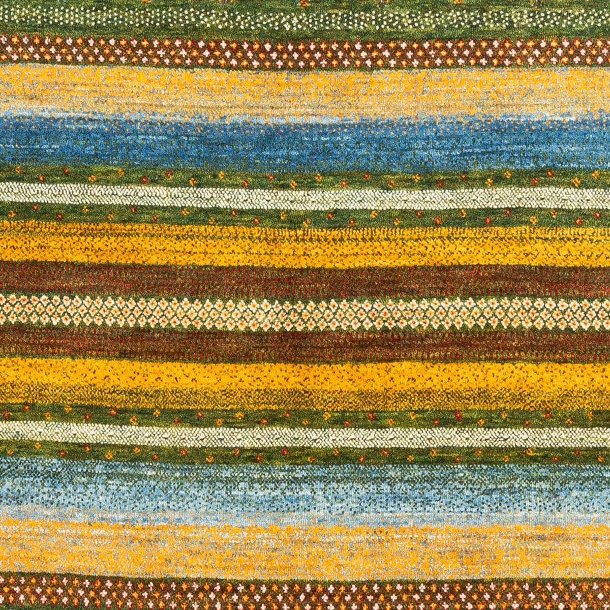 Gabbeh-matta - Loribaft Persian - Kungliga - 220 x 152 cm - grön