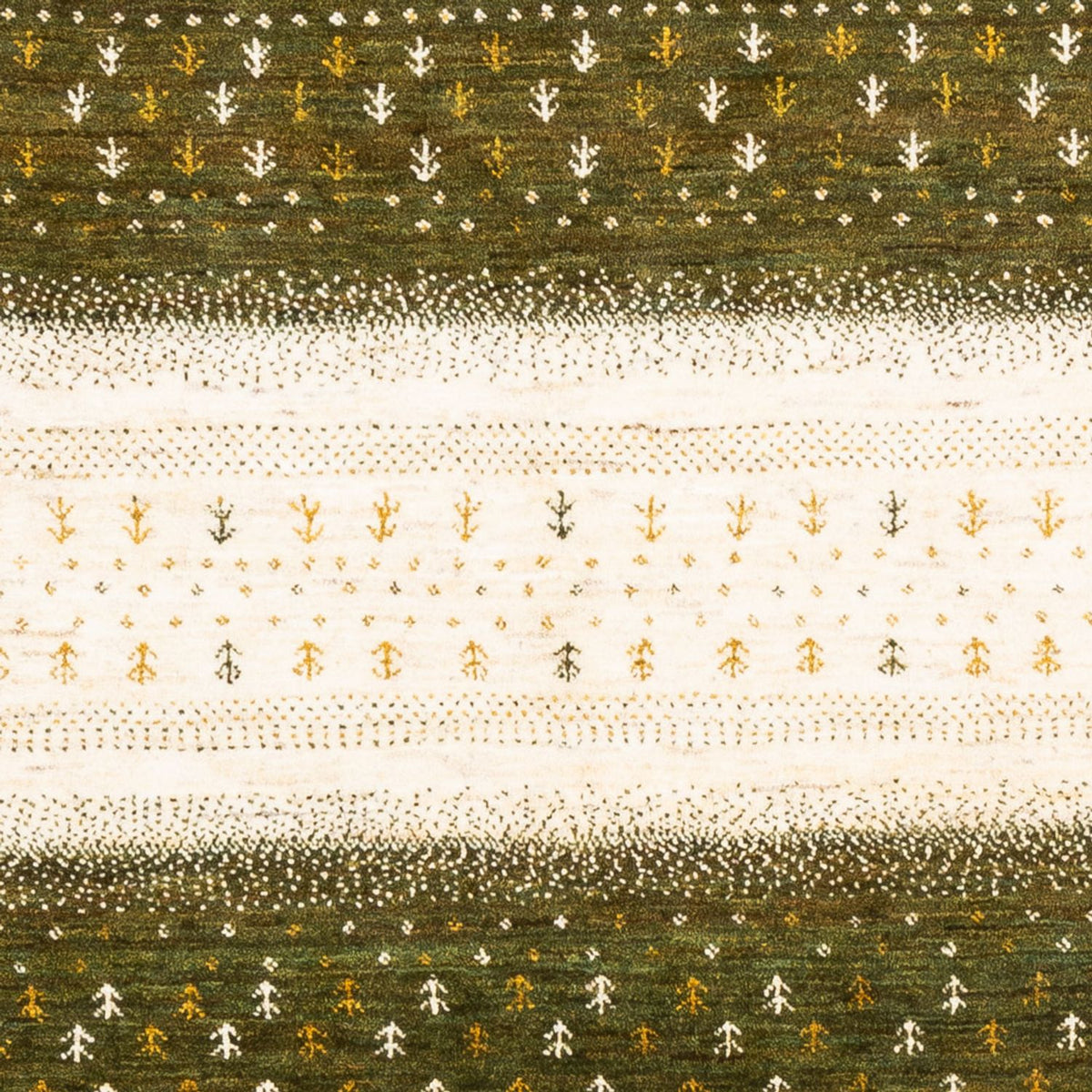 Gabbeh-matta - Loribaft Persian - 203 x 147 cm - natur