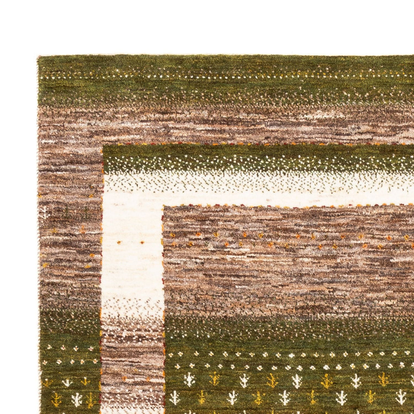 Gabbeh-matta - Loribaft Persian - 203 x 147 cm - natur