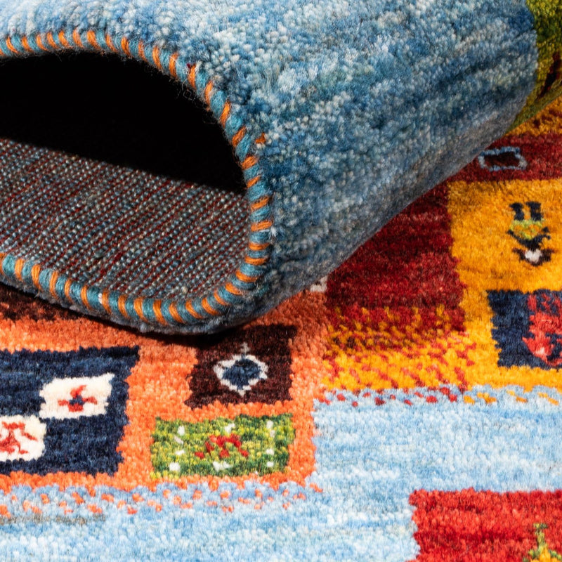 Gabbeh-matta - Loribaft Persian - Kungliga - 198 x 155 cm - flerfärgad