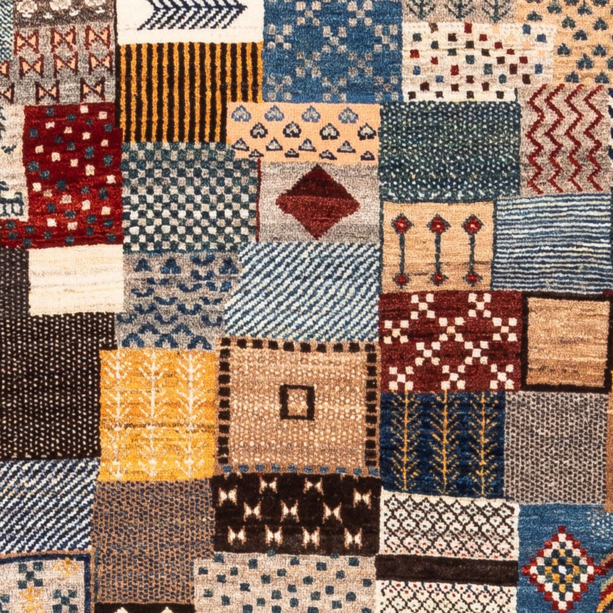 Gabbeh-matta - Loribaft Persian - Kungliga - 162 x 107 cm - flerfärgad