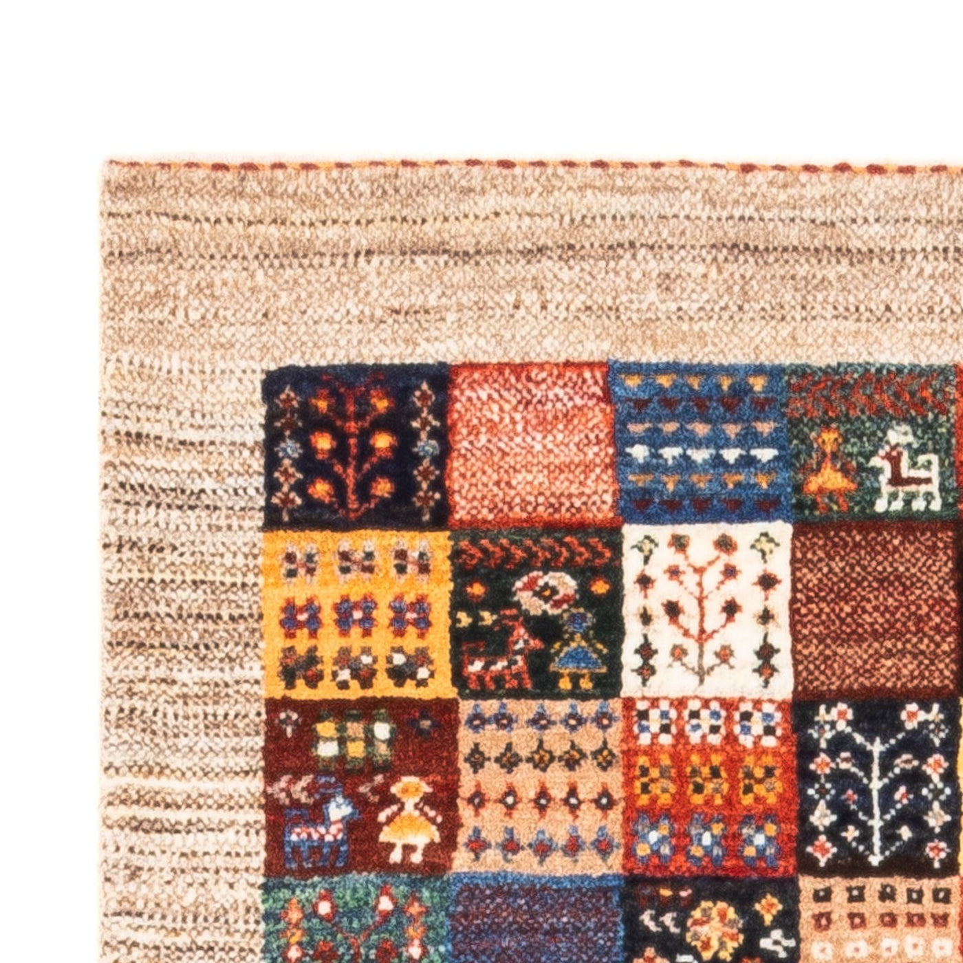 Loribaft Mattan 132x84cm - Perserteppich Wollteppich