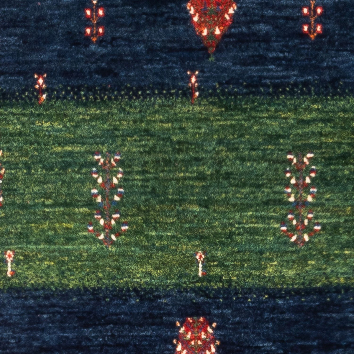 Gabbeh-matta - Loribaft Persian - Kungliga - 133 x 83 cm - flerfärgad