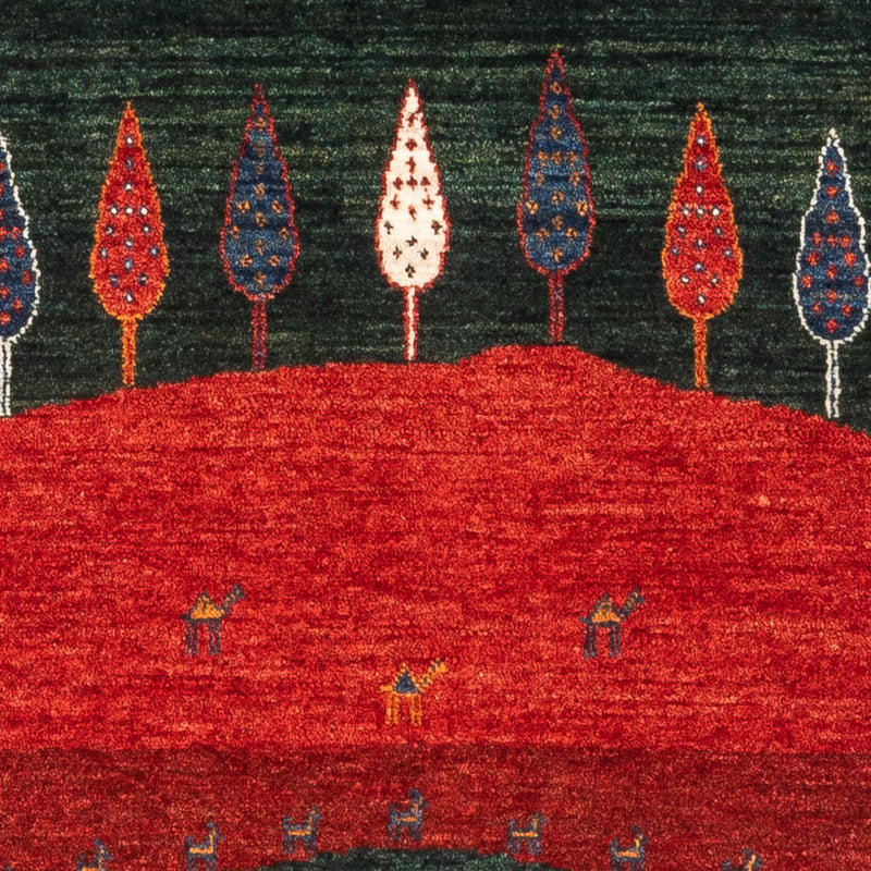 Gabbeh-matta - Loribaft Persian - Kungliga - 126 x 86 cm - flerfärgad