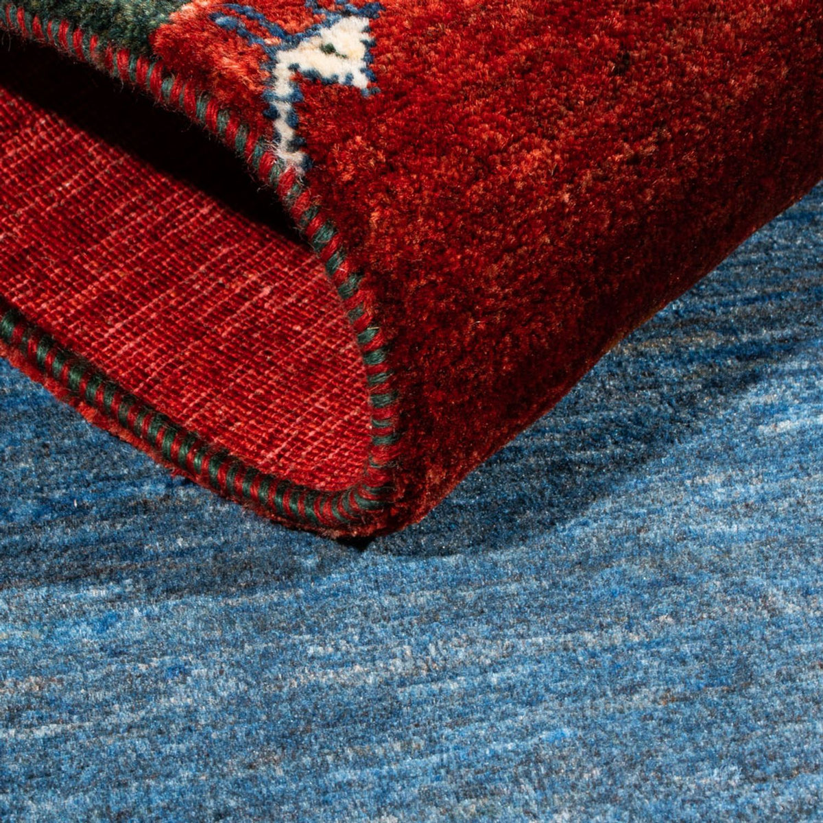 Gabbeh-matta - Loribaft Persian - Kungliga - 126 x 86 cm - flerfärgad