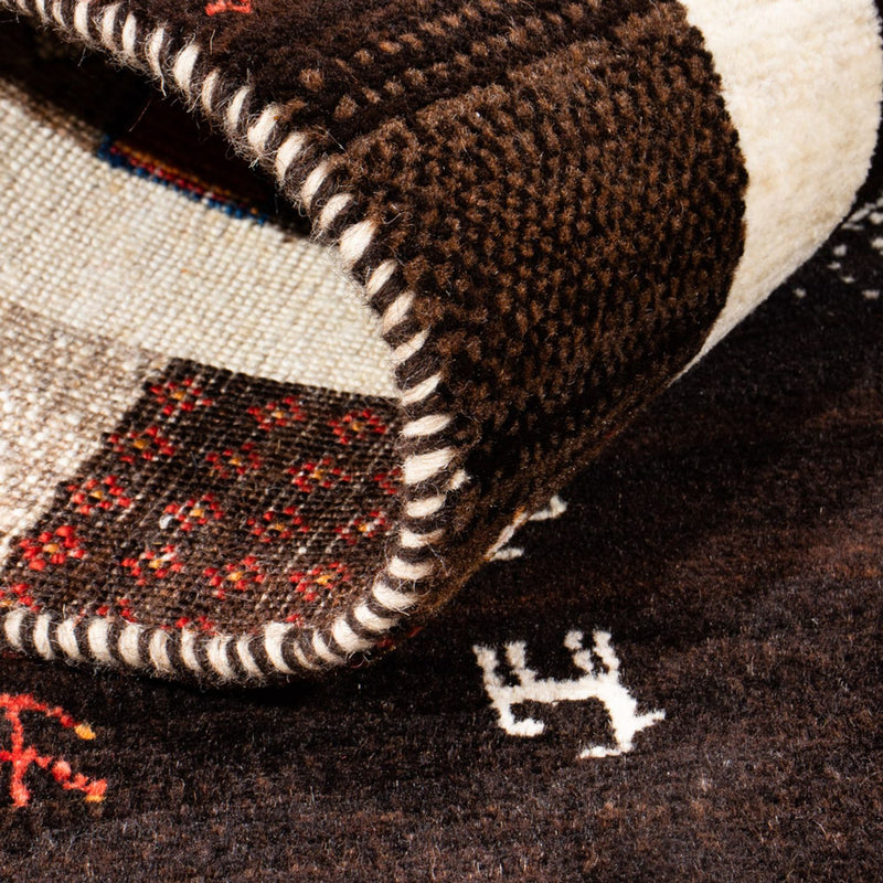 Gabbeh-matta - Loribaft Persian - Kungliga - 130 x 86 cm - flerfärgad