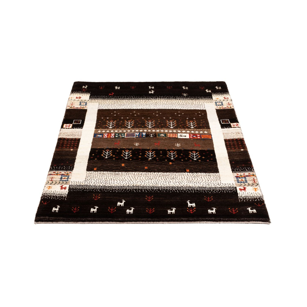 Gabbeh-matta - Loribaft Persian - Kungliga - 130 x 86 cm - flerfärgad