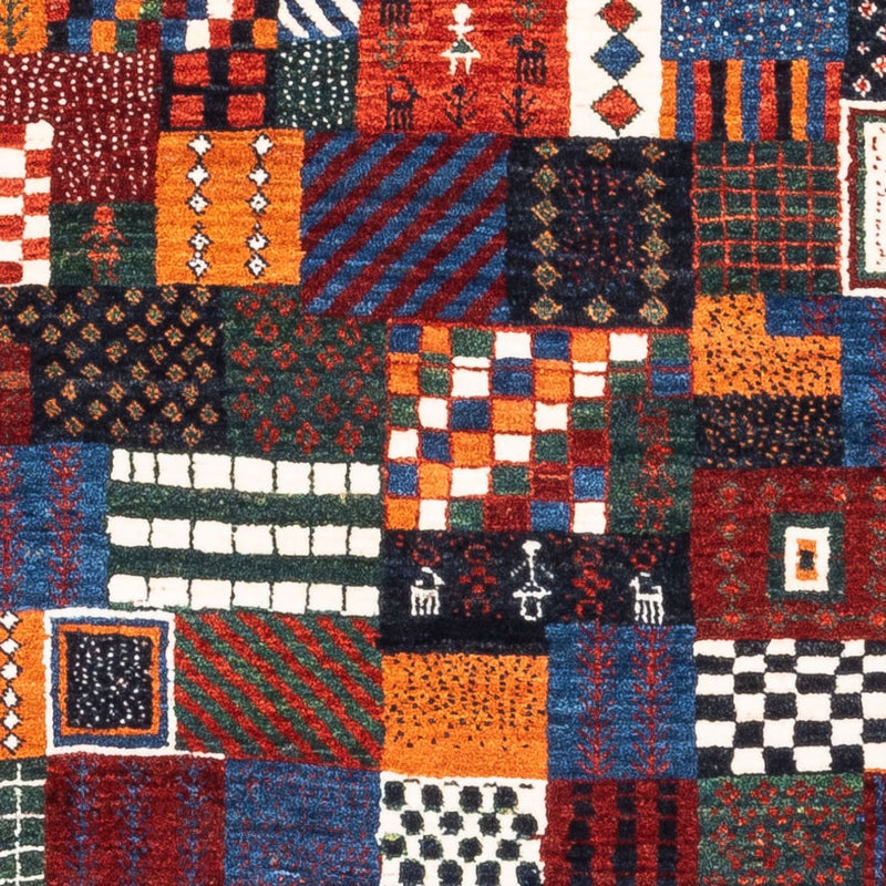 Gabbeh-matta - Loribaft Persian - Kungliga - 118 x 83 cm - flerfärgad