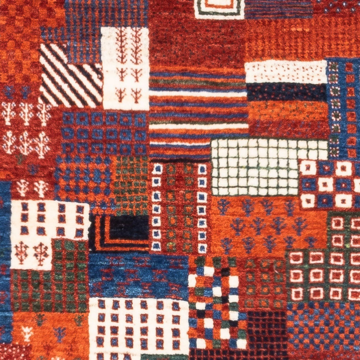 Gabbeh-matta - Loribaft Persian - Kungliga - 123 x 80 cm - flerfärgad