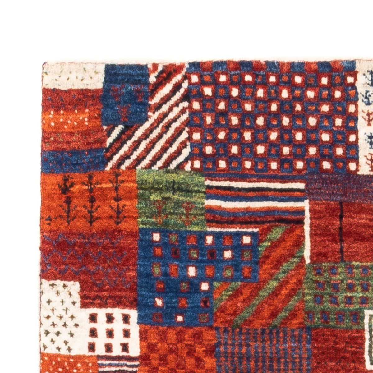 Gabbeh-matta - Loribaft Persian - Kungliga - 123 x 80 cm - flerfärgad