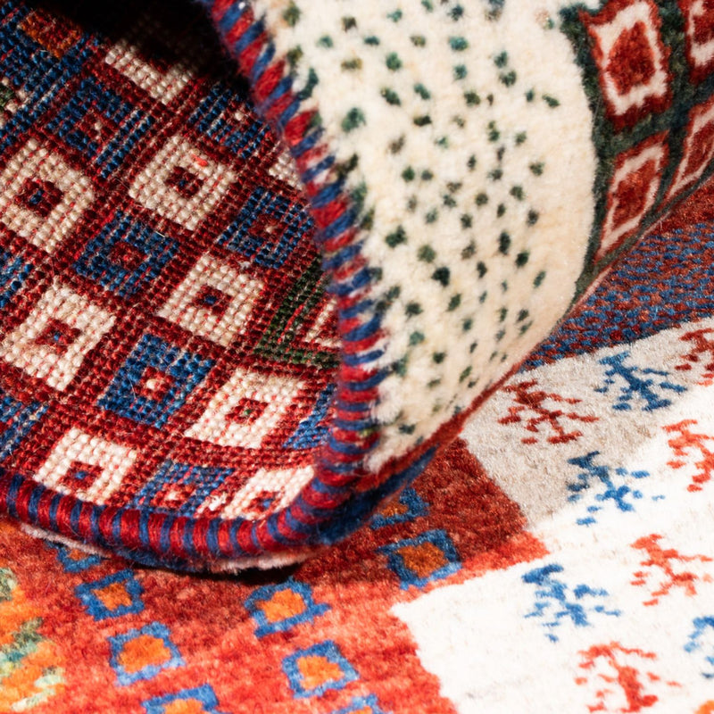 Gabbeh-matta - Loribaft Persian - Kungliga - 123 x 80 cm - flerfärgad