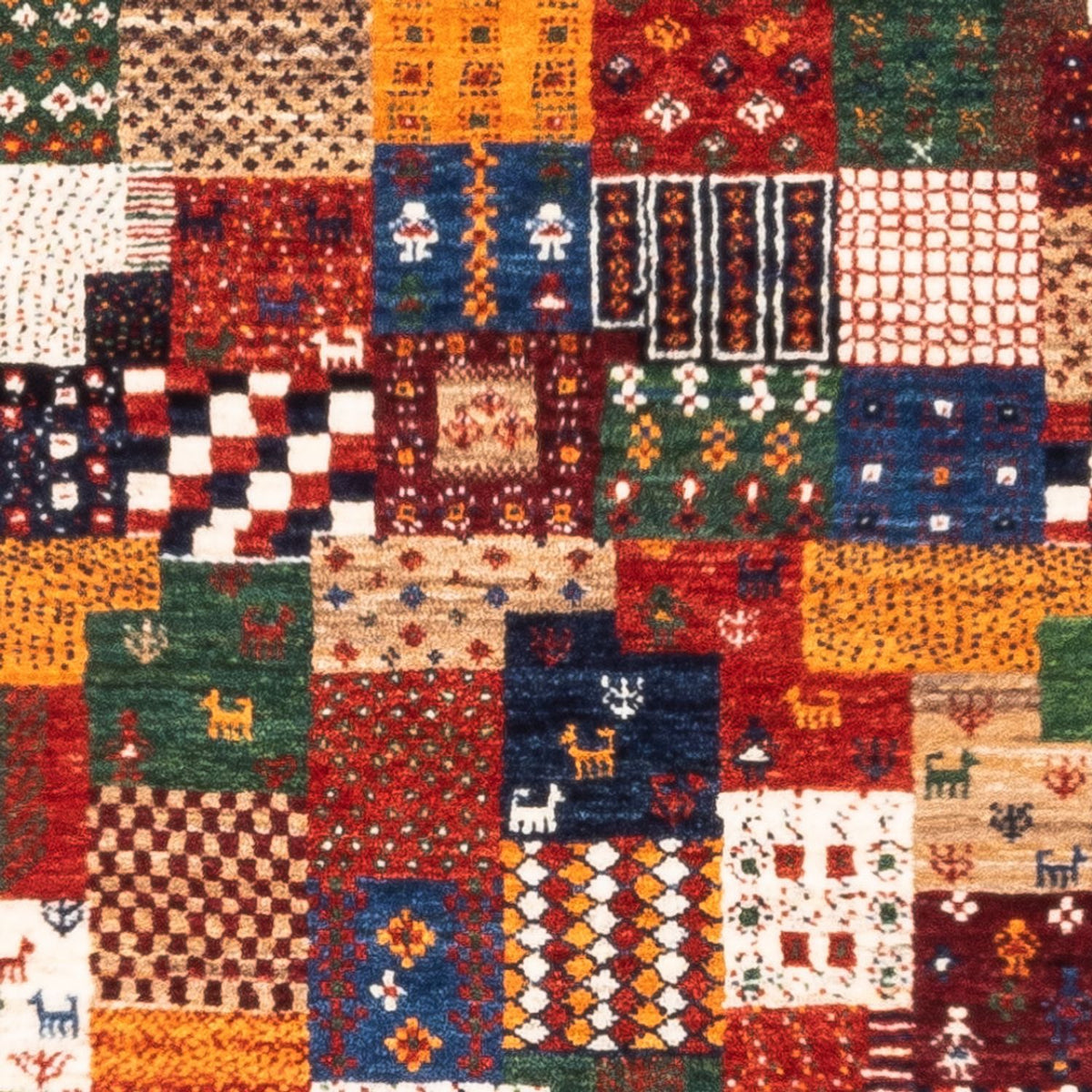 Gabbeh-matta - Loribaft Persian - Kungliga - 128 x 80 cm - flerfärgad