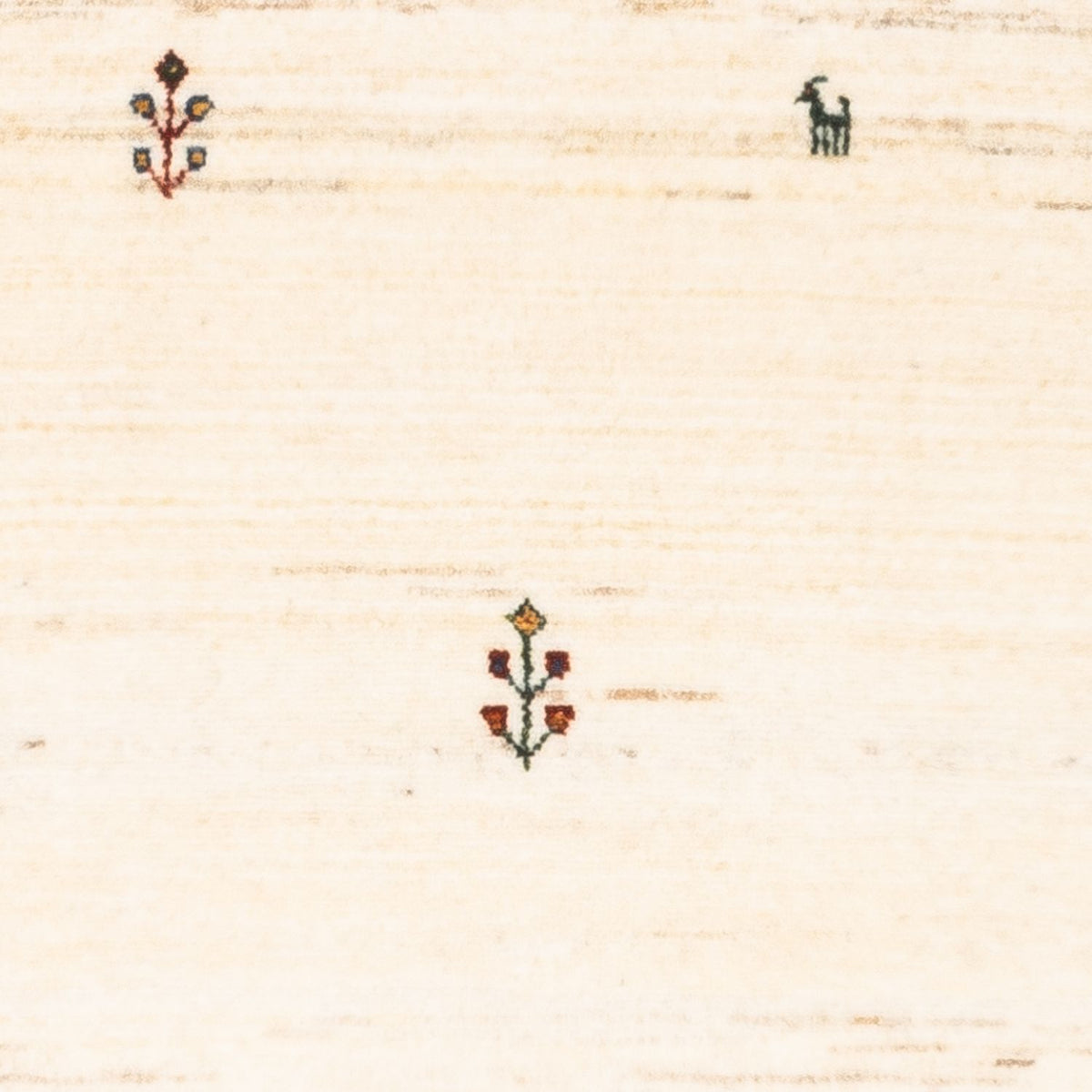 Gabbeh-matta - Loribaft Persian - Kungliga - 125 x 90 cm - grädde