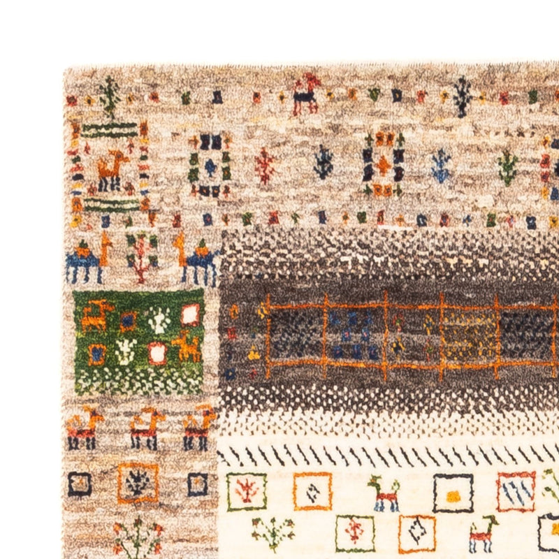 Gabbeh-matta - Loribaft Persian - Kungliga - 135 x 87 cm - flerfärgad