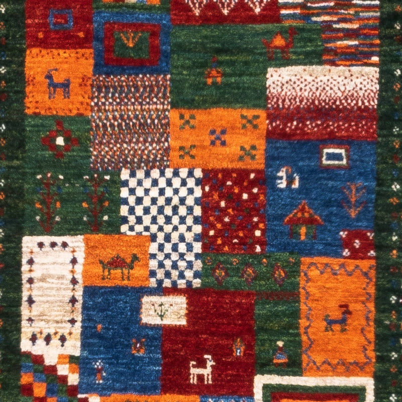 Gabbeh-matta - Loribaft Persian - Kungliga - 126 x 81 cm - flerfärgad